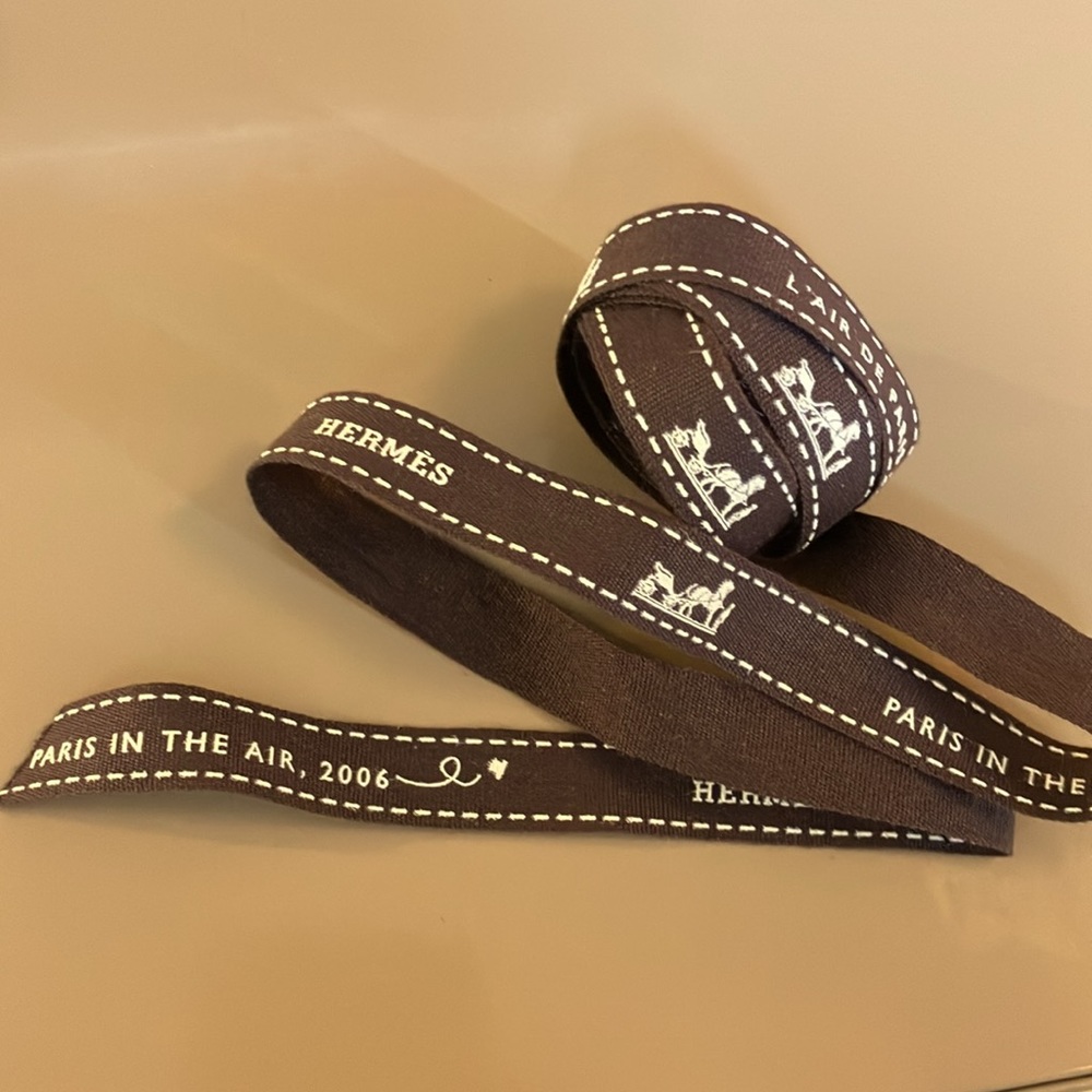 Hermes VNTG Paris in the Air 2006 ribbon 68” - Picture 6 of 9